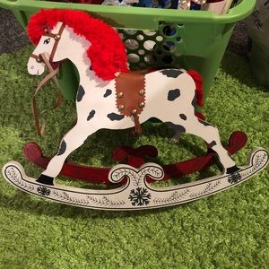 christmas decor rocking chair